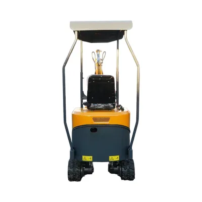 Mini excavator 1T pe senile cu semicabina, motor diesel 9.5CP, adancime sapare 1745mm, 3 cupe incluse 170/360/780mm THOR - imagine 6