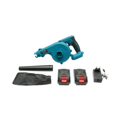 Suflanta aer si aspirator de gradina cu 2 acumulatori 21V, 2Ah Li-ion, debit aer 2.8 m3/min, turatie 24000rpm Breckner Germany - imagine 2