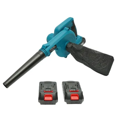 Suflanta aer si aspirator de gradina cu 2 acumulatori 21V, 2Ah Li-ion, debit aer 2.8 m3/min, turatie 24000rpm Breckner Germany