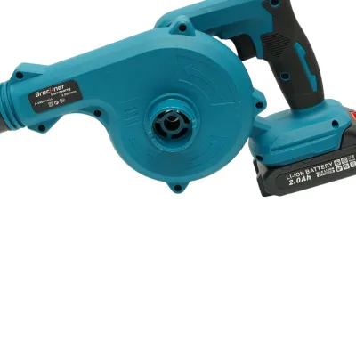 Suflanta aer si aspirator de gradina cu 2 acumulatori 21V, 2Ah Li-ion, debit aer 2.8 m3/min, turatie 24000rpm Breckner Germany - imagine 8