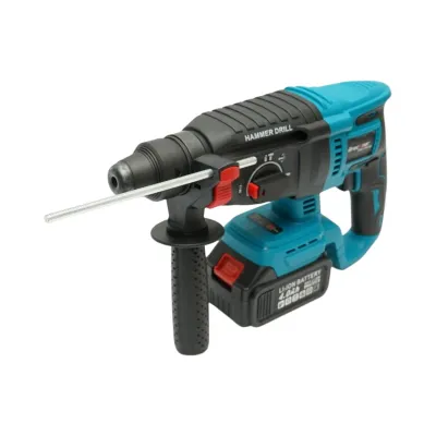 Ciocan rotopercutor 2.5J cu 2 acumulatori 21V, 4Ah Li-ion, brushless, SDS-Plus, 4 functii, frecventa 0-4550 lovituri /min Breckner Germany - imagine 6