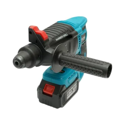 Ciocan rotopercutor 2.5J cu 2 acumulatori 21V, 4Ah Li-ion, brushless, SDS-Plus, 4 functii, frecventa 0-4550 lovituri /min Breckner Germany - imagine 4