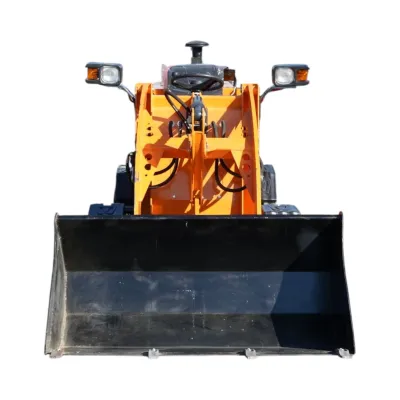 Mini incarcator frontal articulat 1.1T 4x4, motor diesel 57CP, capacitate ridicare 700kg, latime cupa 1300mm THOR - imagine 3
