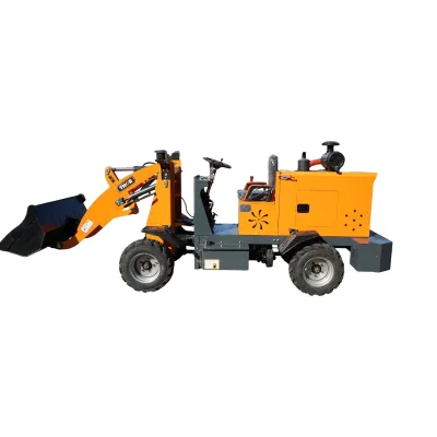 Mini incarcator frontal articulat 1.1T 4x4, motor diesel 57CP, capacitate ridicare 700kg, latime cupa 1300mm THOR - imagine 2
