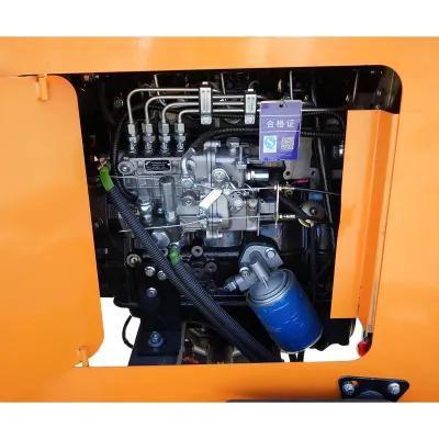 Mini incarcator frontal articulat 1.1T 4x4, motor diesel 57CP, capacitate ridicare 700kg, latime cupa 1300mm THOR - imagine 11