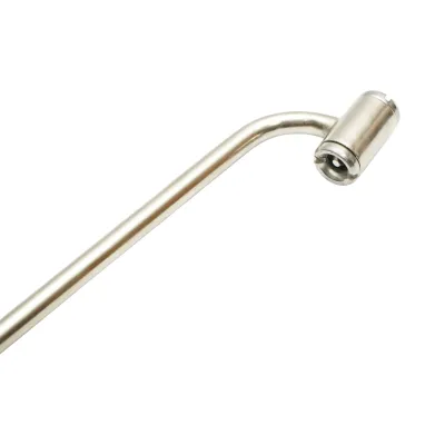 Prelungitor umflat roti cu cap dublu 210mm, racord furtun 8mm, otel cromat Breckner Germany - imagine 5