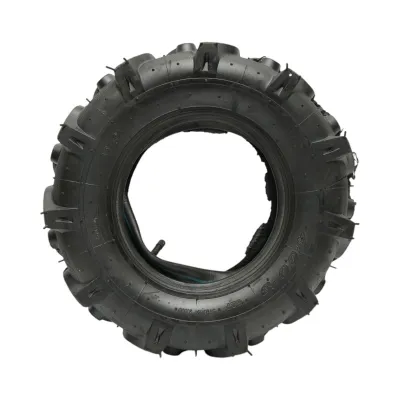 Anvelopa agricola motocultor 400/8 crampon 6PR LP52 camera inclusa THOR - imagine 2
