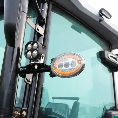 Tractor 60CP 4x4 cu cabina, motor diesel YTO, incarcator frontal hidraulic, cupa 1400mm, camere video KONIG 604 - imagine 18