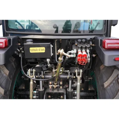 Tractor 60CP 4x4 cu cabina, motor diesel YTO, incarcator frontal hidraulic, cupa 1400mm, camere video KONIG 604 - imagine 13