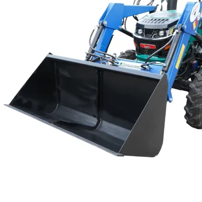 Tractor 60CP 4x4 cu semicabina, incarcator frontal hidraulic, cupa 1400mm KONIG 604 - imagine 8