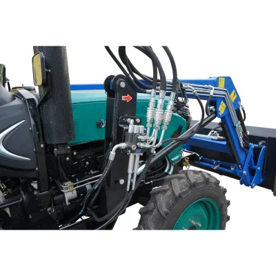 Tractor 60CP 4x4 cu semicabina, incarcator frontal hidraulic, cupa 1400mm KONIG 604 - imagine 10