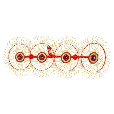 Grebla fan rotativa tip soare cu 4 rotoare Ø 1400mm THOR - imagine 3