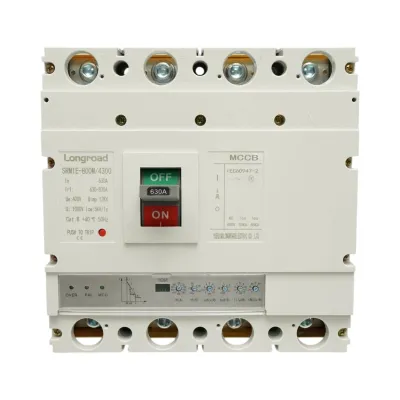 Intrerupator automat de putere MCCB 4P 400V AC, 630A, 65kA, reglabil 630-830A SRM1E-800M/4300 Longroad