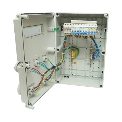 Tablou electric grup prize organizare santier 2x415V/32A, 3x250V/16A, 12 module 540x360x180mm IP67 Breckner Germany - imagine 2