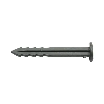 Set 50 cuie tarusi plastic negri 150mm tip harpon pentru fixare folie protectie Breckner Germany - imagine 4