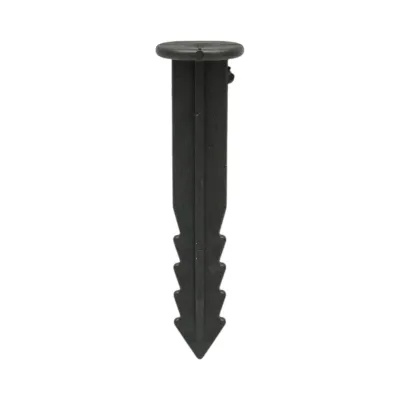 Set 50 cuie tarusi plastic negri 150mm tip harpon pentru fixare folie protectie Breckner Germany