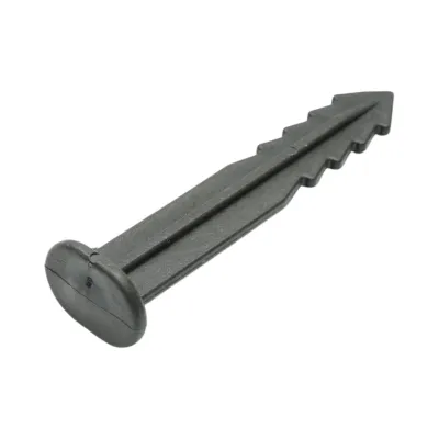 Set 50 cuie tarusi plastic negri 150mm tip harpon pentru fixare folie protectie Breckner Germany - imagine 5