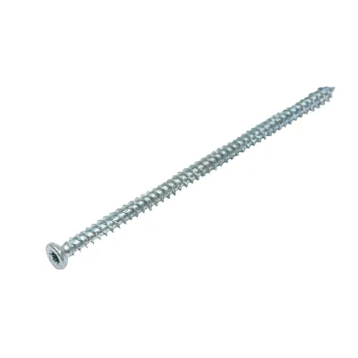 Surub montaj usi-ferestre 7.5x132mm, torx TX30, otel zincat 100 buc/cutie - imagine 2