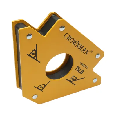 Suport magnetic sudura tip sageata, unghiuri 45°, 90°, 135°, forta sustinere max. 34Kg Crownman - imagine 2