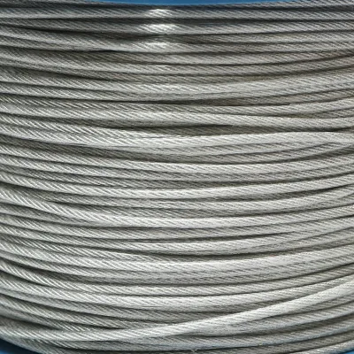 Cablu otel galvanizat cu invelis PVC 3mm, fire 6x7+FC, sarcina maxima 230Kg, greutate 5.07Kg, 250m/rola - imagine 2