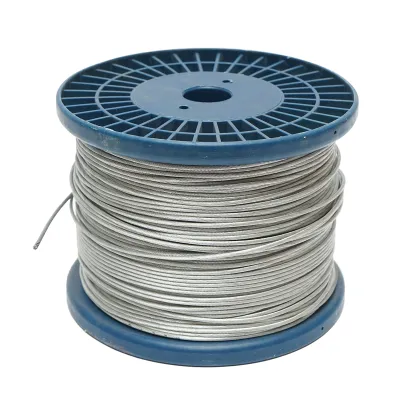Cablu otel galvanizat 2mm, fire 1x19, sarcina maxima 80Kg, greutate 4.8Kg, 250m/rola