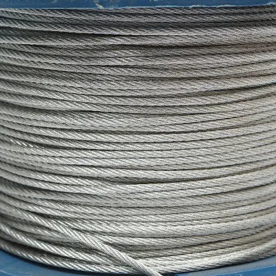 Cablu otel galvanizat 3mm, fire 6x7+FC, sarcina maxima 529Kg, greutate 6.32Kg, 200m/rola - imagine 2