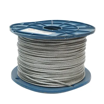 Cablu otel galvanizat 3mm, fire 6x7+FC, sarcina maxima 529Kg, greutate 6.32Kg, 200m/rola