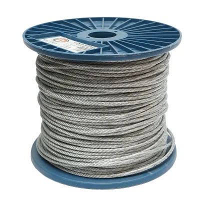 Cablu otel galvanizat 4mm, fire 6x7, sarcina maxima 940Kg, greutate 8.4Kg, 150m/rola