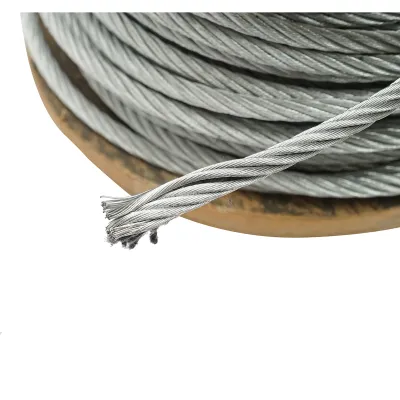 Cablu otel galvanizat 8mm, fire 6x19, sarcina maxima 3480Kg, greutate 22Kg, 100m/rola - imagine 3