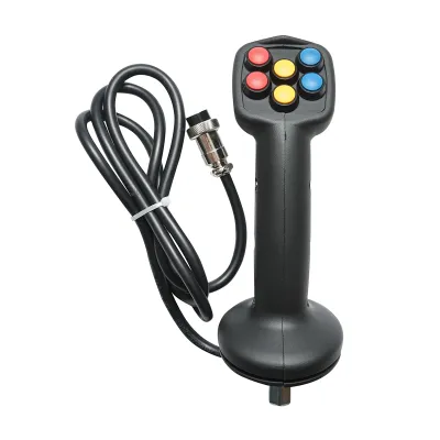 Joystick electric 6 butoane cu modul de comanda 24V - imagine 4