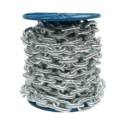 Lant electrogalvanizat 10x28.5x33.5mm DIN766 10m/rola tambur plastic - imagine 3