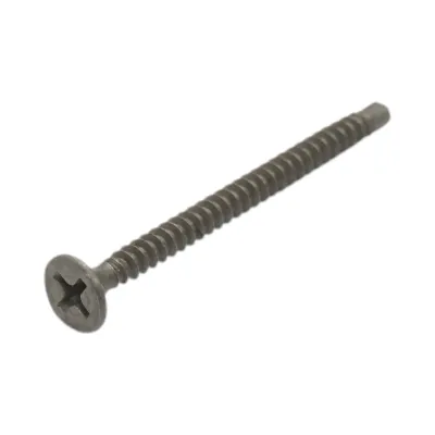 Surub rigips autoforant 3.5x45mm din otel fosfatat, cap inecat 500 buc/cutie - imagine 3