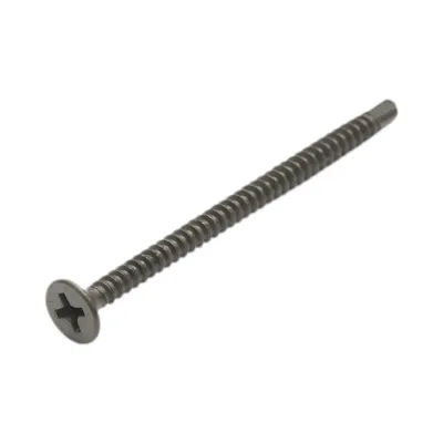 Surub rigips autoforant 3.5x55mm. 500 buc/cutie din otel fosfatat, cap inecat - imagine 3