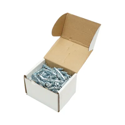 Ancora metalica rigips tip Molly 4x38mm, otel zincat, cap in cruce 100 buc/cutie - imagine 5