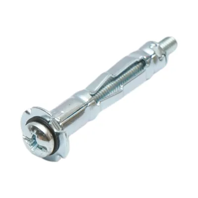 Ancora metalica rigips tip Molly 4x38mm, otel zincat, cap in cruce 100 buc/cutie - imagine 4
