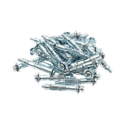 Ancora metalica rigips tip Molly 4x38mm, otel zincat, cap in cruce 100 buc/cutie