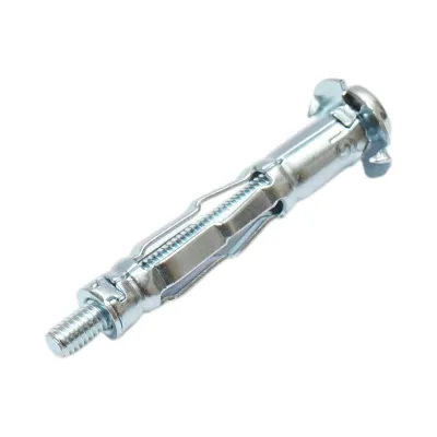 Ancora metalica rigips tip Molly 4x38mm, otel zincat, cap in cruce 100 buc/cutie - imagine 2