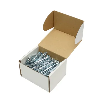 Ancora metalica rigips tip Molly 6x52mm, otel zincat, cap in cruce 50 buc/cutie - imagine 5