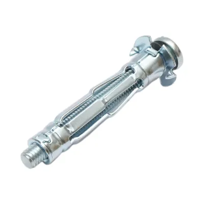Ancora metalica rigips tip Molly 6x52mm, otel zincat, cap in cruce 50 buc/cutie - imagine 2