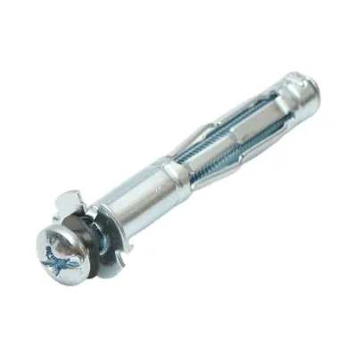 Ancora metalica rigips tip Molly 6x65mm, otel zincat, cap in cruce 50 buc/cutie - imagine 4