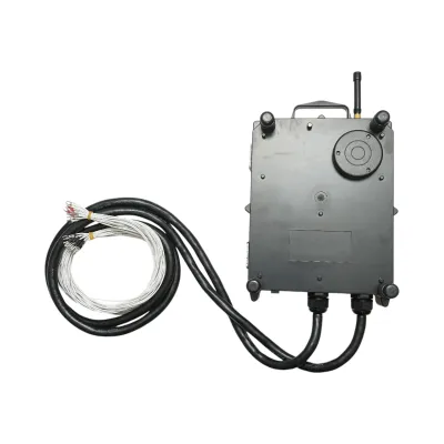 Telecomanda industriala wireless 380V AC cu joystick dublu si butoane IP65 Breckner Germany - imagine 7