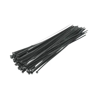 Faseta colier plastic negru 4.7x350mm pentru prindere capace roti auto 100 buc/set Longroad - imagine 2