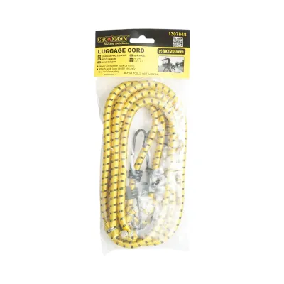 Set 2 corzi elastice cu carlige 8x1200mm pentru ancorare marfa Crownman - imagine 2
