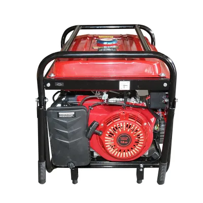 Generator electric cu ATS 7kW, 220V, motor pe benzina 18CP, pornire electrica/manuala Breckner Germany - imagine 3
