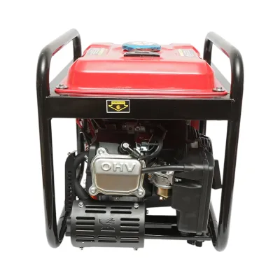 Aparat de sudura 160A cu generator electric 5KW/220V, motor pe benzina 13CP, pornire manuala Breckner Germany - imagine 5