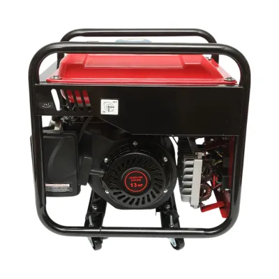 Aparat de sudura 160A cu generator electric 5KW/220V, motor pe benzina 13CP, pornire manuala Breckner Germany - imagine 4
