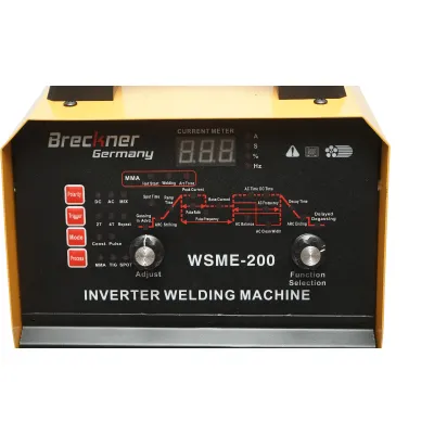 Aparat de sudura invertor 250A TIG Pulse AC/DC, MMA 220V cu functii avansate, afisaj digital WSME-200 Breckner Germany - imagine 7