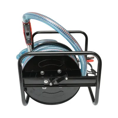 Pompa transfer combustibil mobila 12V, debit 40 L/min cu furtun si filtru Breckner Germany - imagine 4