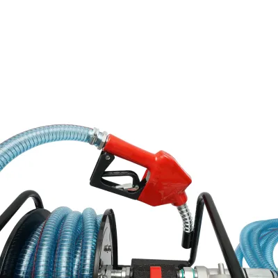 Pompa transfer combustibil mobila 12V, debit 40 L/min cu furtun si filtru Breckner Germany - imagine 5