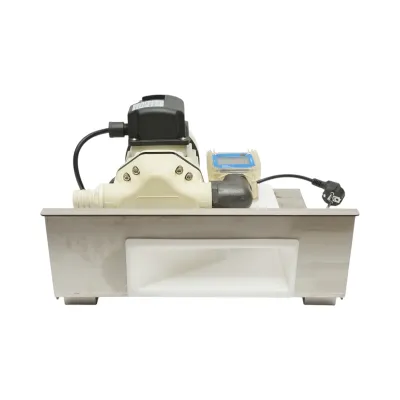 Kit pompa transfer solutie uree 220V, 400W, debit 40L/min, contor digital, furtun transfer 4m, alimentare 2m si pistol IP55 Breckner Germany - imagine 7